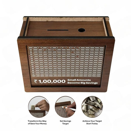 Savings Challenge Piggy Bank